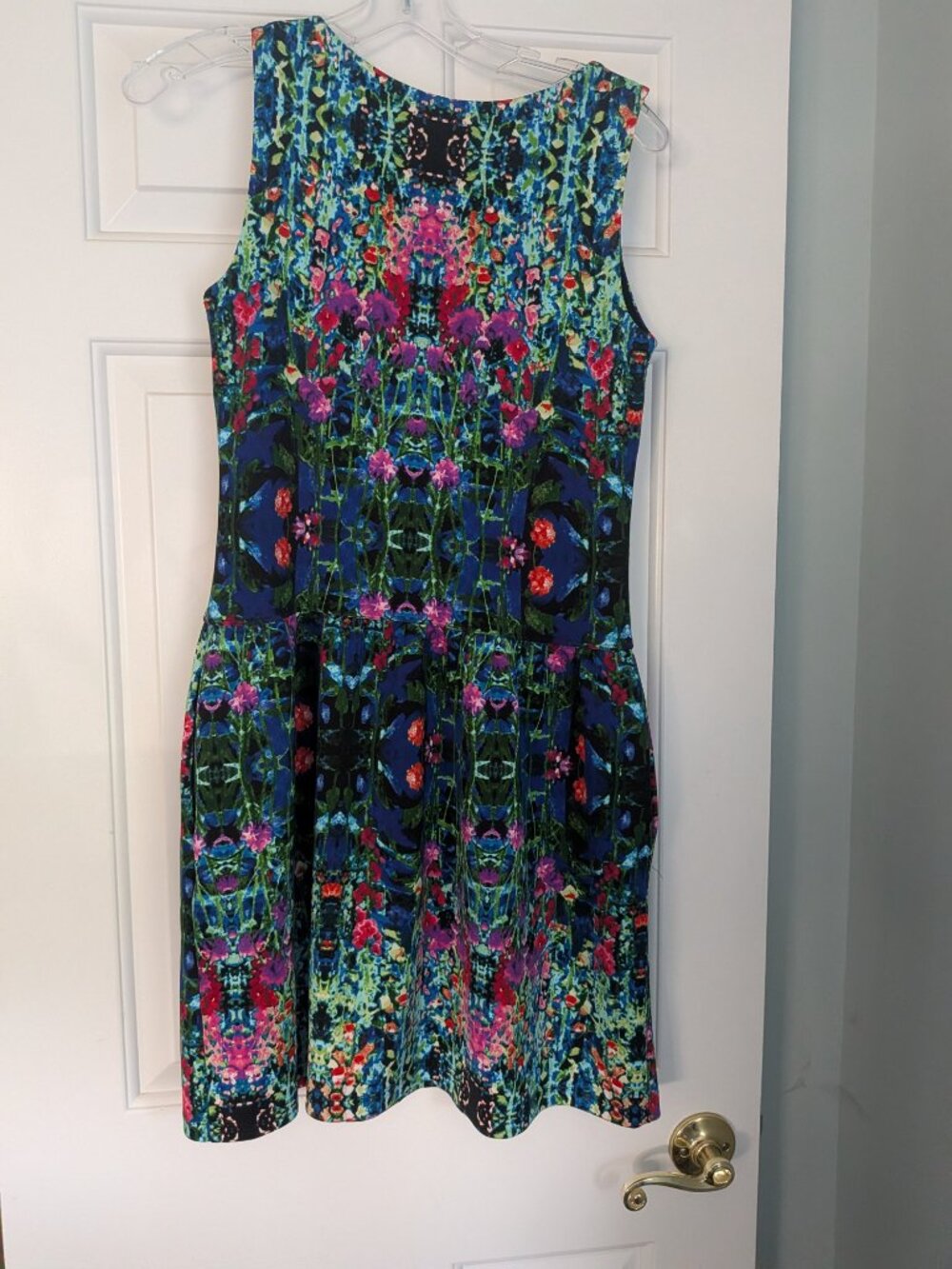 Cynthia Rowley Sleeveless Floral Fit & Flare Dress Size 6 NWOT - Picture 6 of 6